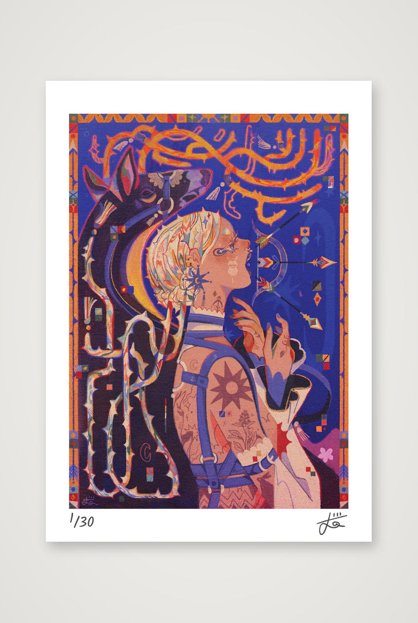 Artemis — A3 (30×42cm, 12×17") Print only